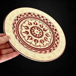 Adams Royal Ivory Titian Ware Della Robia Handpainted Salad Plate